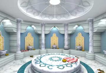 الحمام التركي وضع أسسه خلال الفترة الرومانية