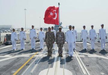 سفينة "إف 513 بورغازادا" ستشارك في تأمين كأس العالم 2022