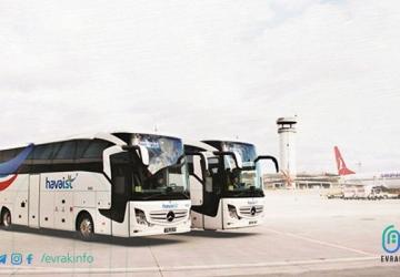 صورة توضيحية لباصات "Havaist"، المخصصة لنقل المسافرين إلى مطار إسطنبول