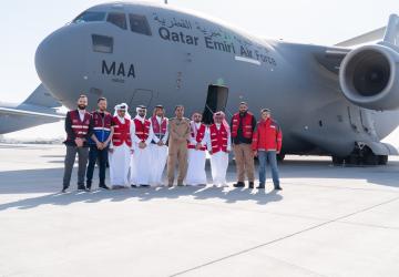 خصصت قطر 10 آلاف منزل متنقل كمساعدات بعد زلزال تركيا