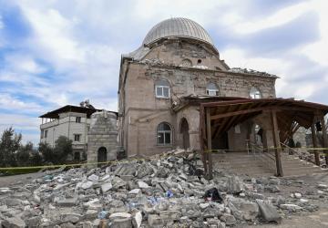 مسجد أحمد حجي في غازي عنتاب بعد الزلزال سيفقد رواده في رمضان