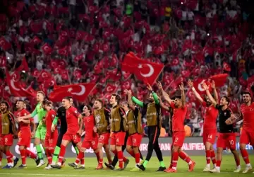 المنتخب التركي أثناء تصفيات المؤهلة اليورو 2020