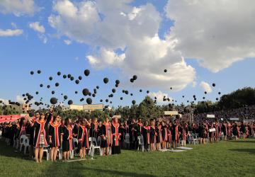 حفل تخرج للطلبة في إحدى الجامعات التركية