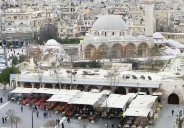 ستجد العديد من الآثار العربية ضمن فلسطين وسوريا ومنها المدرسة الخسروية في حلب