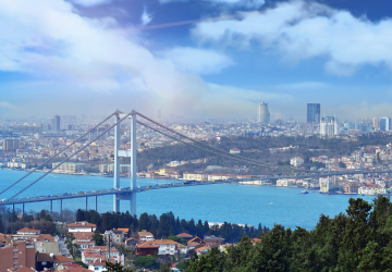 تركيا دولة كبيرة المساحة بما يتجاوز 780 ألف كيلومتراً مربعاً وتحيط بها 8 دول