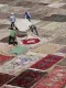 السجاد التركي خلال مرحلة التشميس