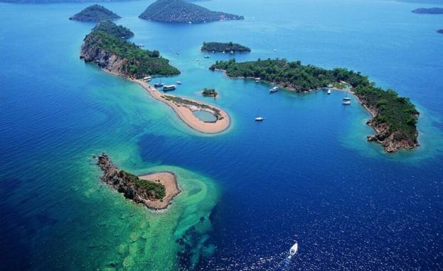 جزر GÖCEK YASSICA ADALAR واحدة من أجمل الجزر في تركيا