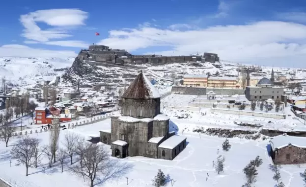 صورة من داخل ولاية قارص التركية الواقعة على الحدود مع أرمينيا