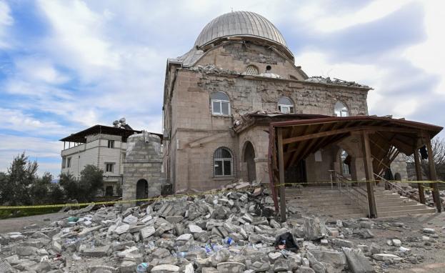 مسجد أحمد حجي في غازي عنتاب بعد الزلزال سيفقد رواده في رمضان