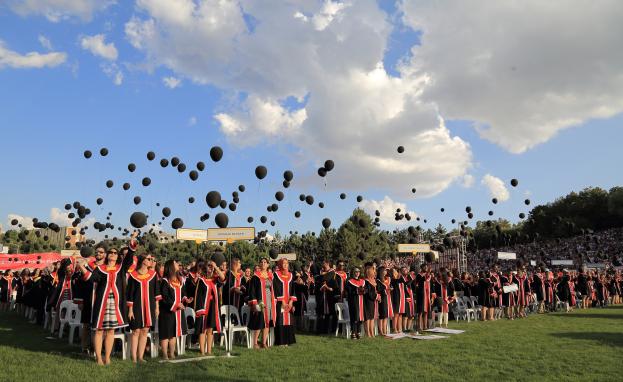 حفل تخرج للطلبة في إحدى الجامعات التركية