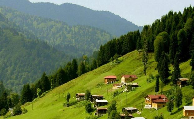 أكواخ طرابزون الريفية