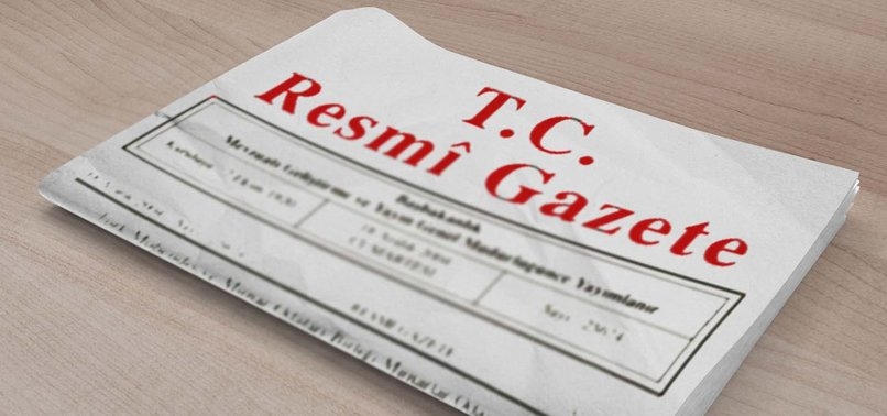 تشتمل الصحيفة الرسمية التركية على جميع اللوائح العامة