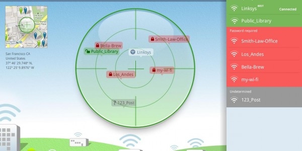 تطبيق "Wi-Fi Finder"